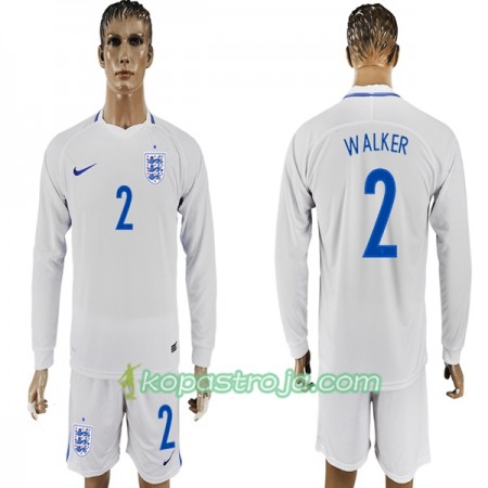 Billiga Fotbollströjor England Walker 2 VM 2018 Hemma tröja Långärmad